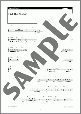 Find The Answer(嵐) 楽譜 フルート ダウンロード