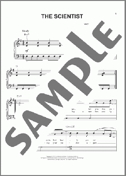 The Scientist(Coldplay) 楽譜 ピアノ（ソロ） ダウンロード
