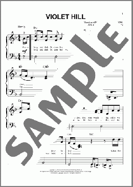 Violet Hill(Coldplay) 楽譜 ピアノ（ソロ） ダウンロード