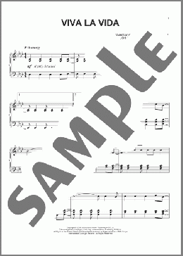 Viva La Vida(Coldplay) 楽譜 ピアノ（ソロ） ダウンロード