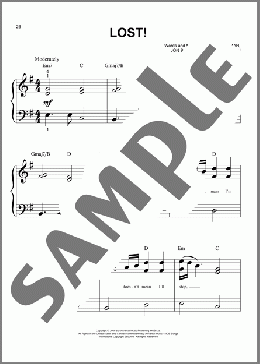 Lost!(Coldplay) 楽譜 ピアノ（ソロ） ダウンロード