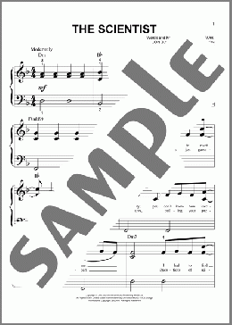 The Scientist(Coldplay) 楽譜 ピアノ（ソロ） ダウンロード