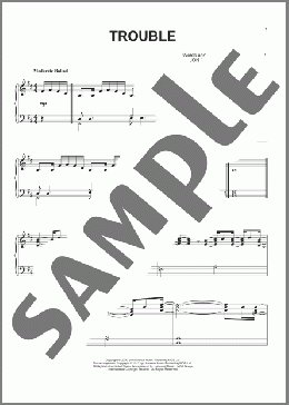 Trouble(Coldplay) 楽譜 ピアノ（ソロ） ダウンロード
