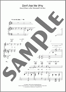 Don't Ask Me Why(Elvis Presley) 楽譜 その他 ダウンロード