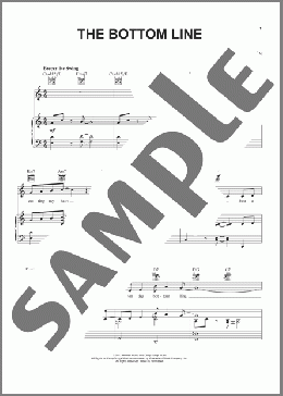 The Bottom Line(Alan Menken/Jack Feldman) 楽譜 ピアノ & ボーカル & ギター ダウンロード