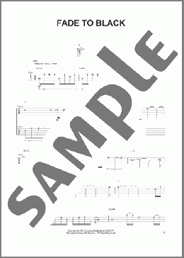 Fade To Black(Metallica) 楽譜 ウクレレ（弾き語り） ダウンロード
