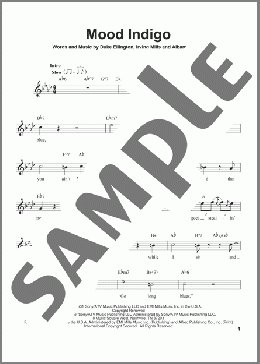 Mood Indigo(Duke Ellington) 楽譜 その他 ダウンロード