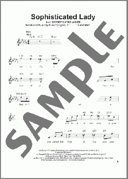 Sophisticated Lady(Duke Ellington) 楽譜 その他 ダウンロード