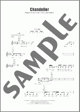 Chandelier(Sia) 楽譜 その他 ダウンロード