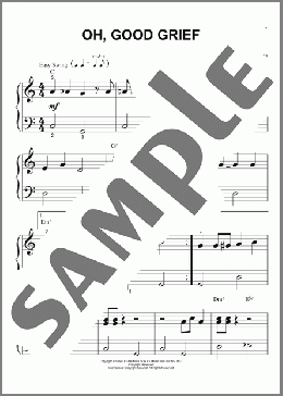Oh, Good Grief(Vince Guaraldi) 楽譜 ピアノ（ソロ） ダウンロード