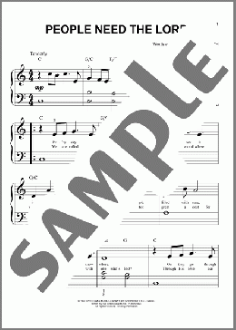 People Need The Lord(Steve Green) 楽譜 ピアノ（ソロ） ダウンロード