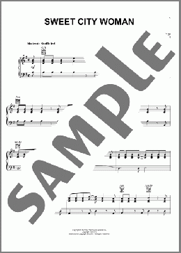 Sweet City Woman(Stampeders) 楽譜 ピアノ & ボーカル & ギター ダウンロード