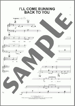 I'll Come Running Back To You(Sam Cooke) 楽譜 ピアノ & ボーカル & ギター ダウンロード