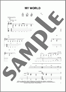 My World(Metallica) 楽譜 ギター（ソロ） ダウンロード