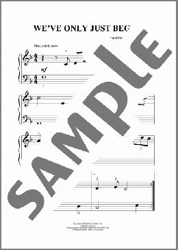We've Only Just Begun(Carpenters/Paul Williams) 楽譜 その他 ダウンロード