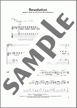 Revolution(The Beatles) 楽譜 ギタースコア ダウンロード