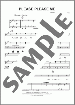 Please Please Me(The Beatles) 楽譜 ピアノ & ボーカル & ギター ダウンロード
