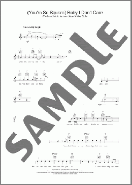 (You're So Square) Baby I Don't Care(Elvis Presley) 楽譜 その他 ダウンロード