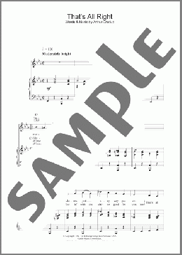 That's All Right(Elvis Presley) 楽譜 その他 ダウンロード
