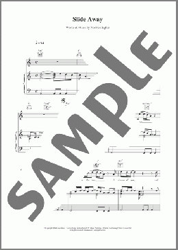 Slide Away(Oasis) 楽譜 その他 ダウンロード