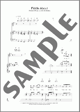 Fiddle About(The Who) 楽譜 その他 ダウンロード