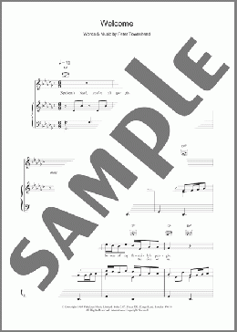 Welcome(The Who) 楽譜 その他 ダウンロード