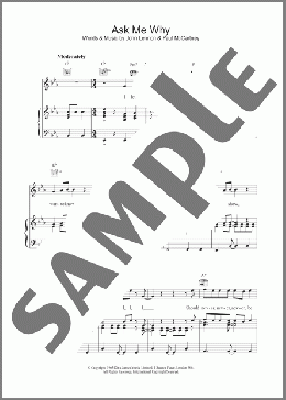 Ask Me Why(The Beatles) 楽譜 その他 ダウンロード