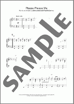 Please Please Me(The Beatles) 楽譜 ピアノ（ソロ） ダウンロード