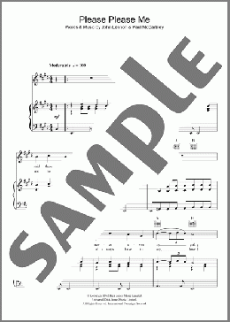 Please Please Me(The Beatles) 楽譜 ピアノ & ボーカル & ギター ダウンロード