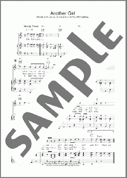 Another Girl(The Beatles) 楽譜 その他 ダウンロード