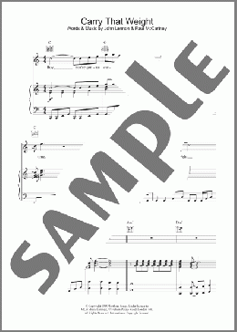 Carry That Weight(The Beatles) 楽譜 その他 ダウンロード