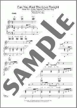 Can You Feel The Love Tonight (from The Lion King)(Elton John/The Lion King) 楽譜 その他 ダウンロード