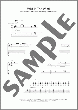 Wild Is The Wind(David Bowie) 楽譜 ギター（ソロ） ダウンロード