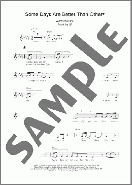 Some Days Are Better Than Others(U2) 楽譜 その他 ダウンロード