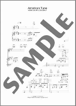 American Tune(Paul Simon/Eva Cassidy) 楽譜 その他 ダウンロード