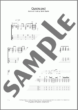 Quicksand(David Bowie) 楽譜 ギター（ソロ） ダウンロード