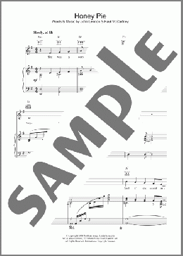 Honey Pie(The Beatles) 楽譜 その他 ダウンロード