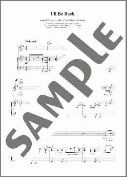 I'll Be Back(The Beatles) 楽譜 その他 ダウンロード
