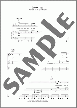 Jokerman(Bob Dylan) 楽譜 その他 ダウンロード