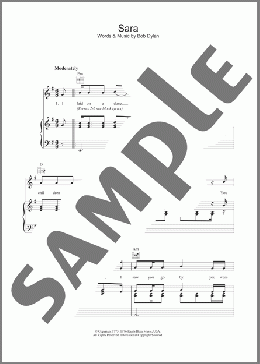 Sara(Bob Dylan) 楽譜 その他 ダウンロード