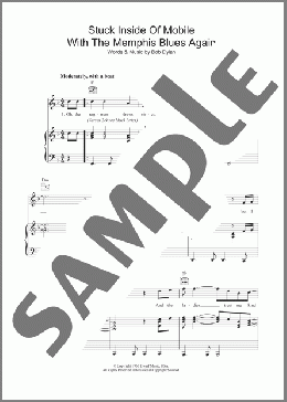 Stuck Inside Of Mobile With The Memphis Blues Again(Bob Dylan) 楽譜 その他 ダウンロード