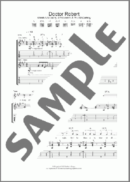 Doctor Robert (Or Dr Robert - Optional)(The Beatles) 楽譜 ギター（ソロ） ダウンロード