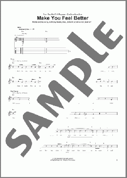 Make You Feel Better(Red Hot Chili Peppers) 楽譜 ギター（ソロ） ダウンロード