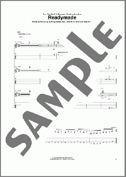 Readymade(Red Hot Chili Peppers) 楽譜 ギター（ソロ） ダウンロード