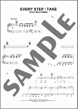Every Step I Take (Every Move I Make)(Billy Joel) 楽譜 ピアノ & ボーカル & ギター ダウンロード