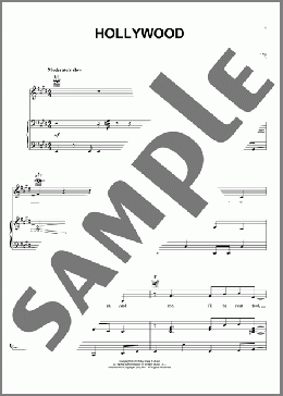 Hollywood(Daniel Powter) 楽譜 ピアノ & ボーカル & ギター ダウンロード