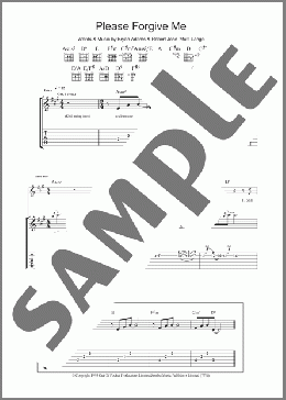 Please Forgive Me(Bryan Adams) 楽譜 ギター（ソロ） ダウンロード