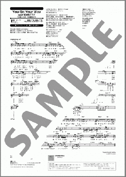 You Go Your Way(CHEMISTRY) 楽譜 メロディ 初級 ダウンロード