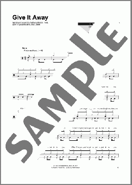 Give It Away(Red Hot Chili Peppers) 楽譜 その他 ダウンロード