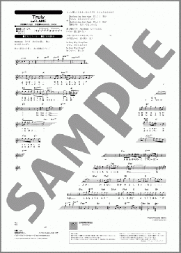 Truly(FLAME) 楽譜 メロディ ダウンロード